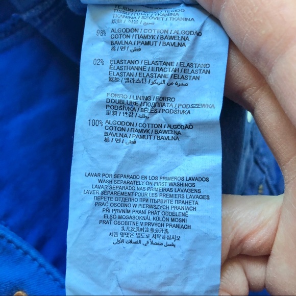 TRUCCO ROYAL BLUE DENIM JEANS - Picture 9 of 10